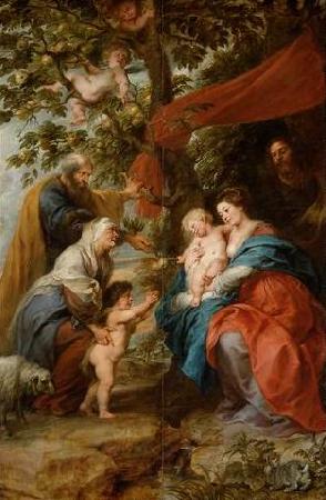 Peter Paul Rubens Holy Family under the Apple Tree Norge oil painting art